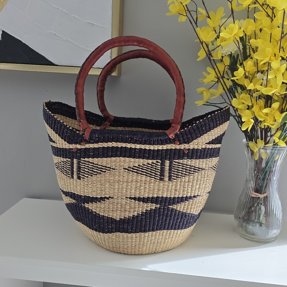 06 Handmade U Shopper Basket